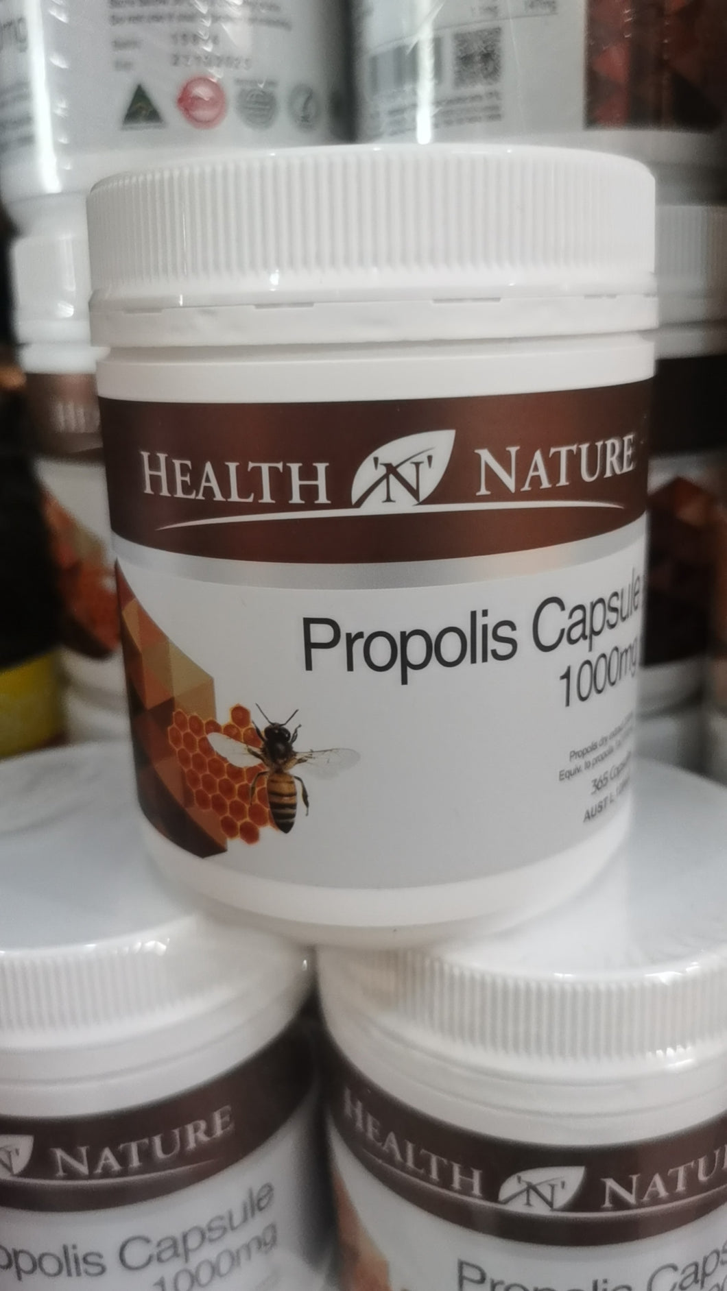 HN Proplis Capsules 1000mg 蜂胶365s