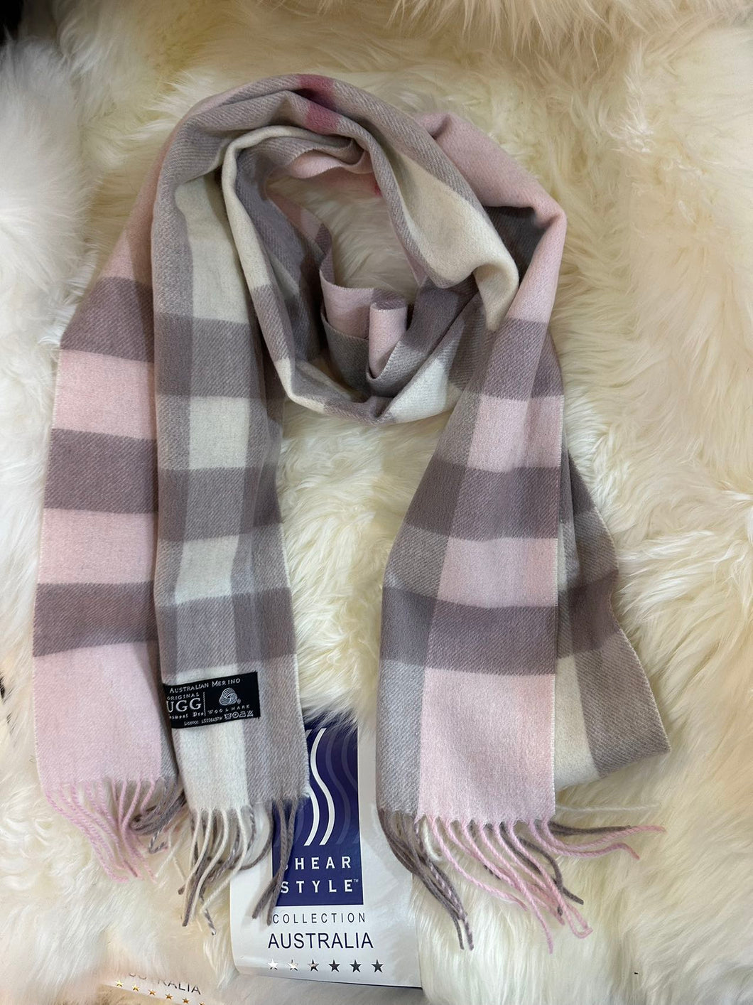 UGG SUPER-FINE LAMBSWOOL SCARF 30cm*180cm