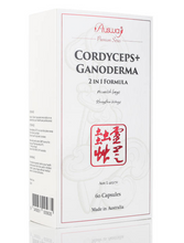 将图片加载到图库查看器，Ausway Cordyceps+Ganoderma 2 in1 60 C
