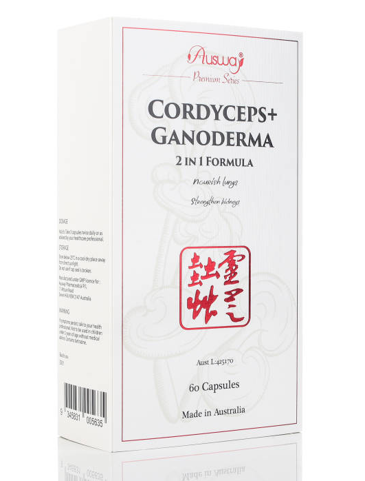 Ausway Cordyceps+Ganoderma 2 in1 60 C