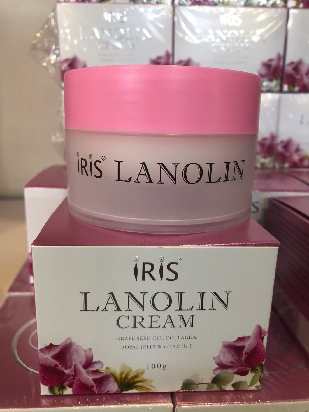 IRIS lanolin cream + royal jelly+ve 100g