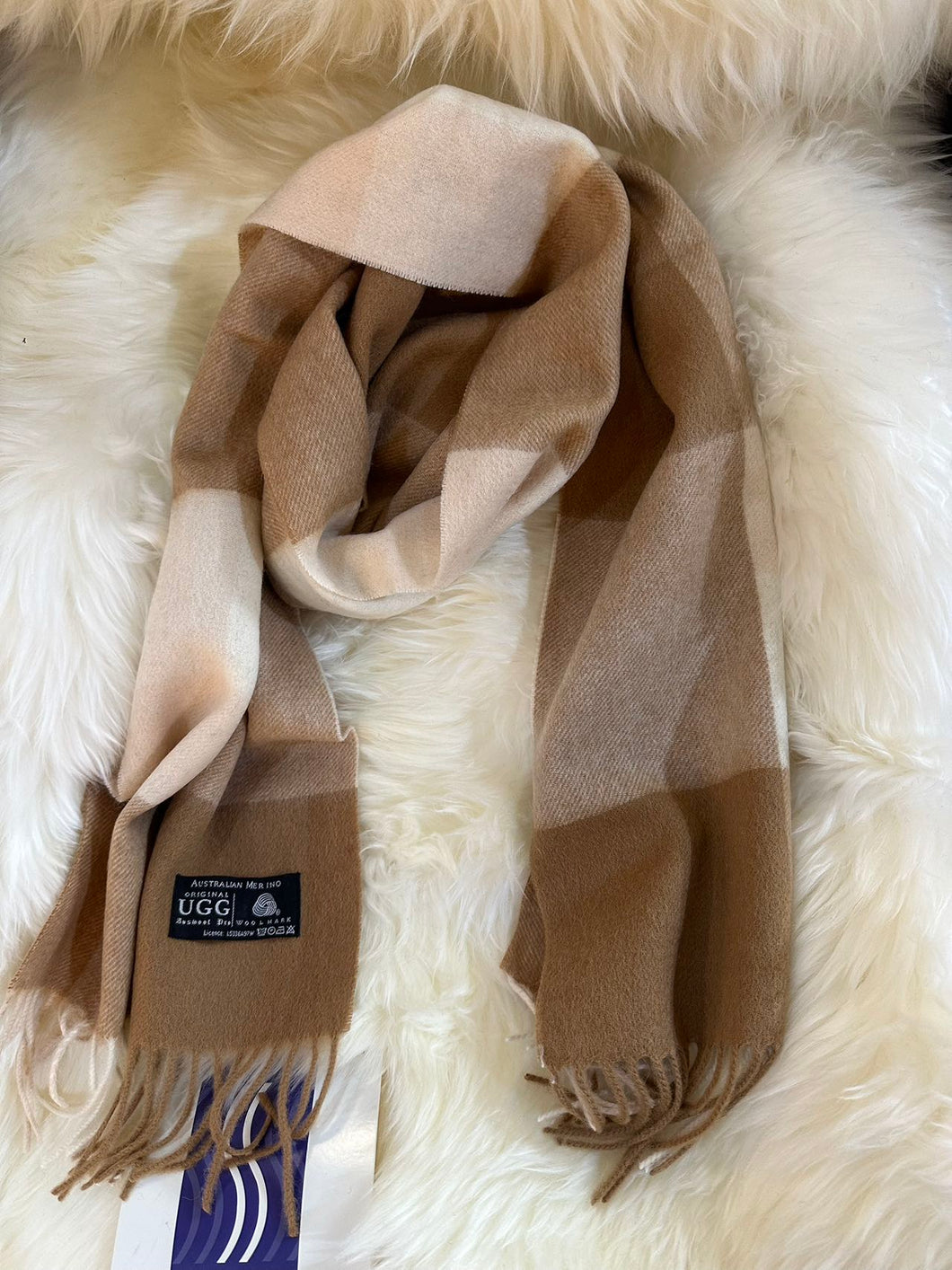 UGG SUPER-FINE LAMBSWOOL SCARF 30cm*180cm