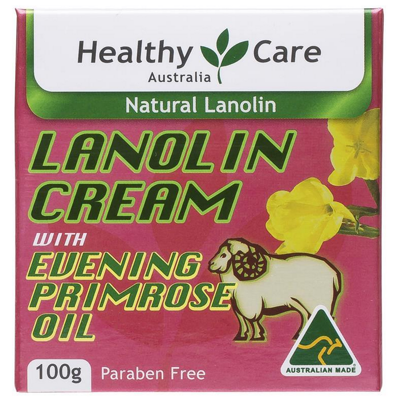 Healthy Care Lanolin Cream With Evening Primrose Oil 100g