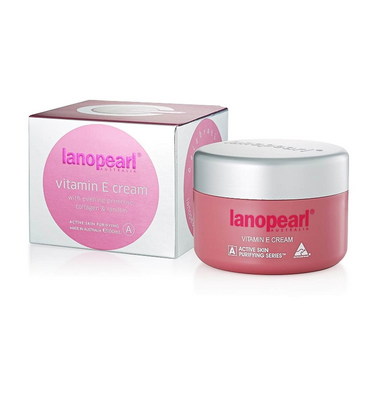 Lanopearl-Vitamin E Cream with Evening Primrose, Collagen & Lanolin 100ml