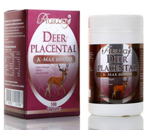 将图片加载到图库查看器，AW Deer Placenta K-Max 鹿血羊胎素60000mg 100S
