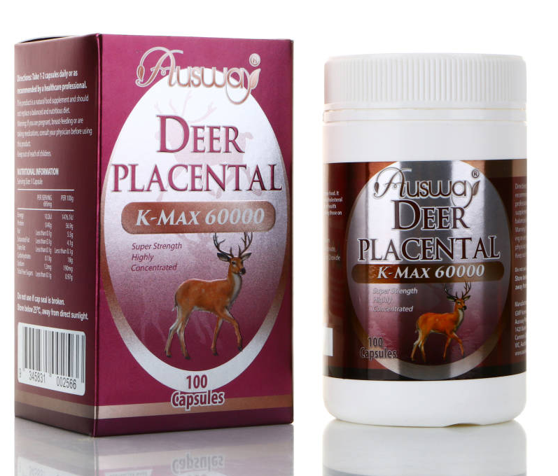 AW Deer Placenta K-Max 鹿血羊胎素60000mg 100S