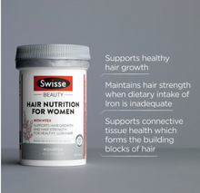 Load image into Gallery viewer, Swisse Hair Nutrition For Women 女士生发营养片 60 Capsules
