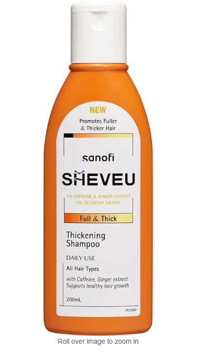Sheveu Shampooo for Fuller And Thicker Hair 200 ml, Orange