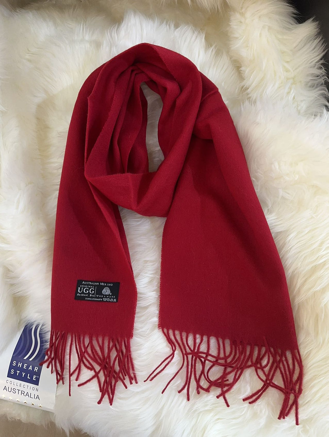 UGG SUPER-FINE LAMBSWOOL SCARF 30cm*180cm