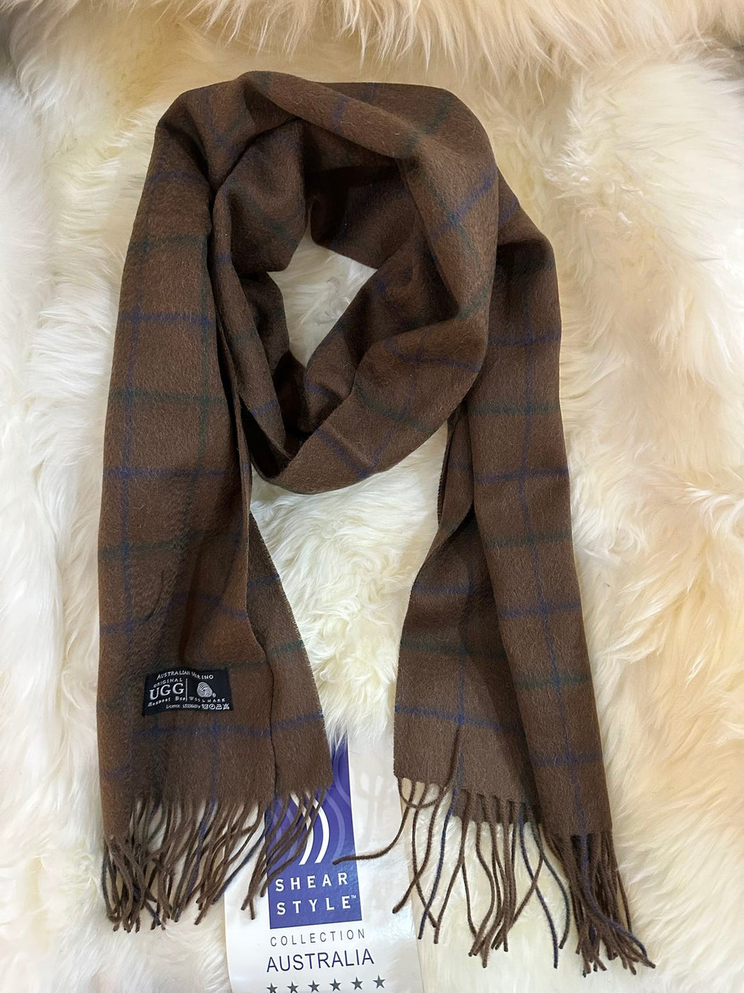 UGG SUPER-FINE LAMBSWOOL SCARF 30cm*180cm