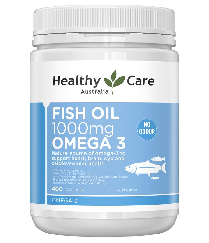 Healthy Care Fish Oil 1000mg Omega 3 400 Capsules