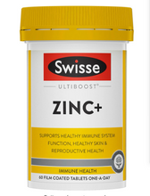 Load image into Gallery viewer, Swisse Ultiboost Zinc+ Tablets锌片 60 C
