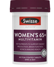 Load image into Gallery viewer, swisse women's ultivite 65+ multivitamin 女士复合维生素65岁以上 60 tablets
