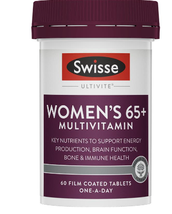 swisse women's ultivite 65+ multivitamin 60 tablets