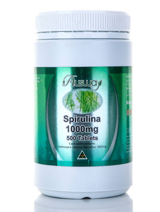 AW Super Spirulina 螺旋藻1000mg 500 T