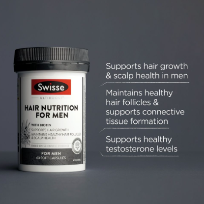 Swisse Hair Nutrition For Men 60 Capsules