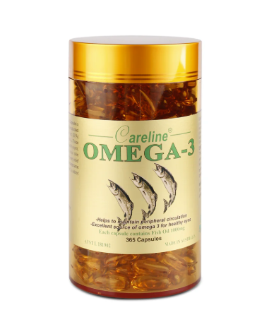 Careline Omega-3 Fish Oil 365 Capsules