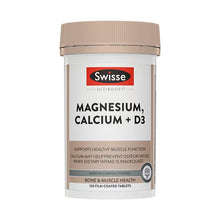 Load image into Gallery viewer, Swisse Magnesium Cal+VD 钙镁+维生素D3片 120T

