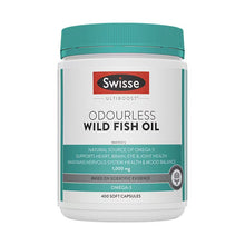 Load image into Gallery viewer, Swisse Ultiboost Odourless Wild Fish Oil 1000mg 无腥深海鱼油400 Capsules
