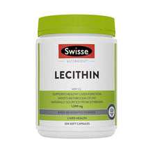 Load image into Gallery viewer, Swisse Lecithin 卵磷脂 1200mg 300C
