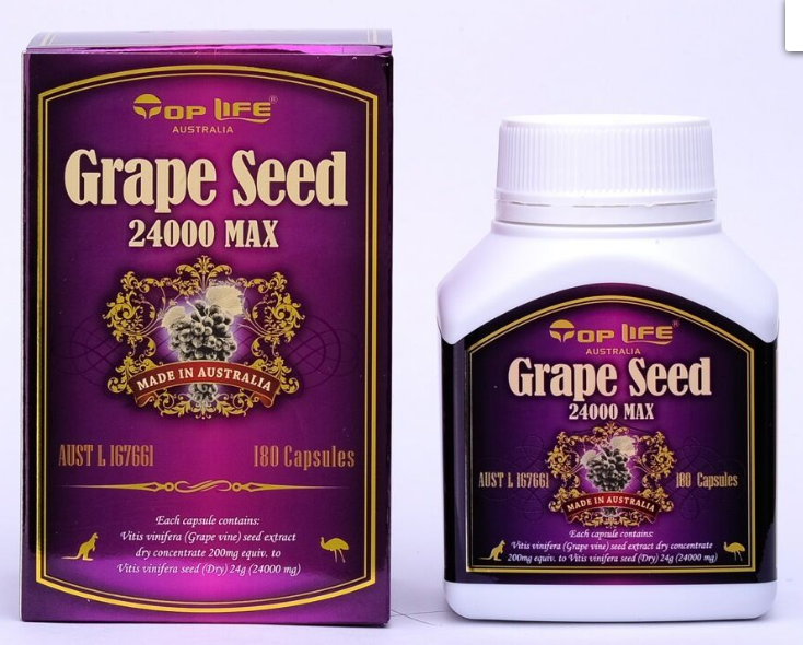 Top Life Grape Seed 24000 max 葡萄籽 180粒