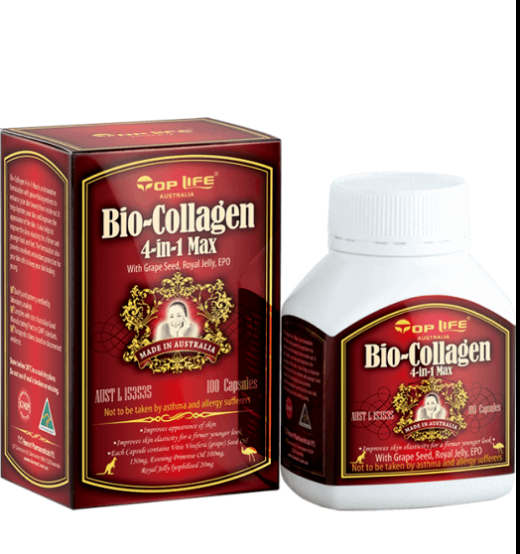 Top Life Bio-Collagen 4-in-1 max 海洋胶原蛋白 100粒