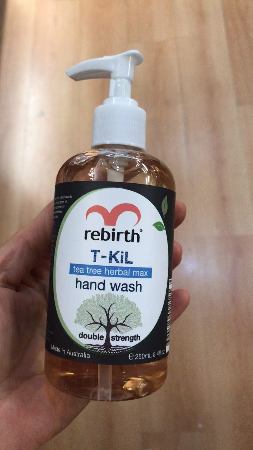 Rebirth T-KiL tea tree herbal max hand wash 250ml