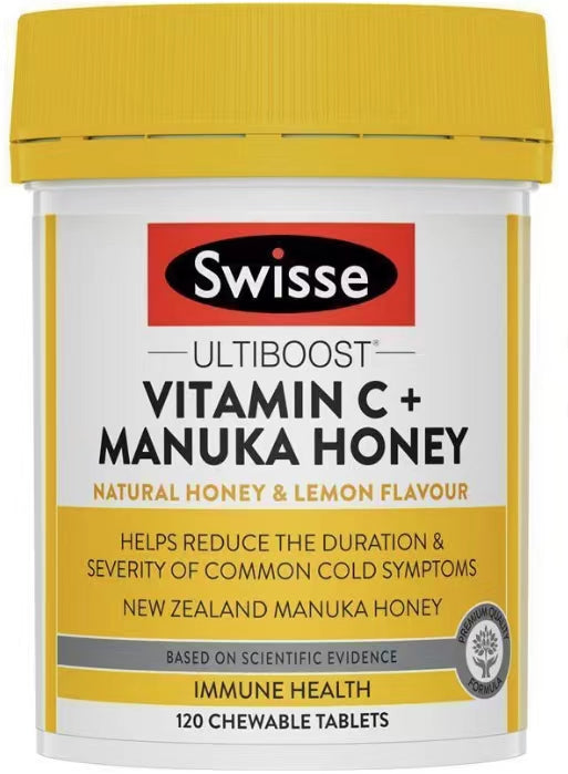 swisse VitaminC+Manuka Honey 120t