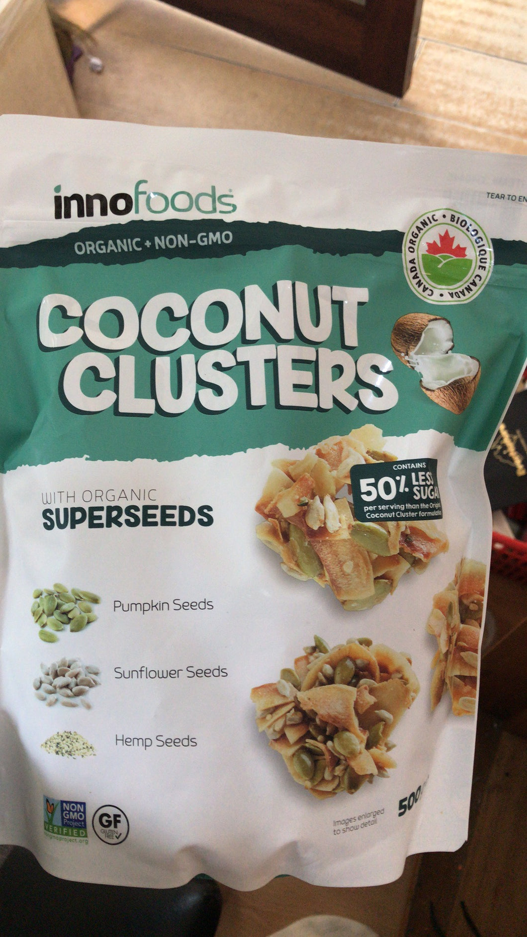 Innofoods coconut clusters 500g