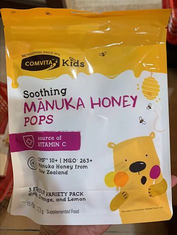 Comvita Kids Manuka Honey Pops儿童蜂蜜棒棒糖 15p