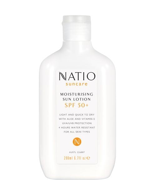 Natio Moisturising Sun Lotion 50+ 防晒乳液200ml