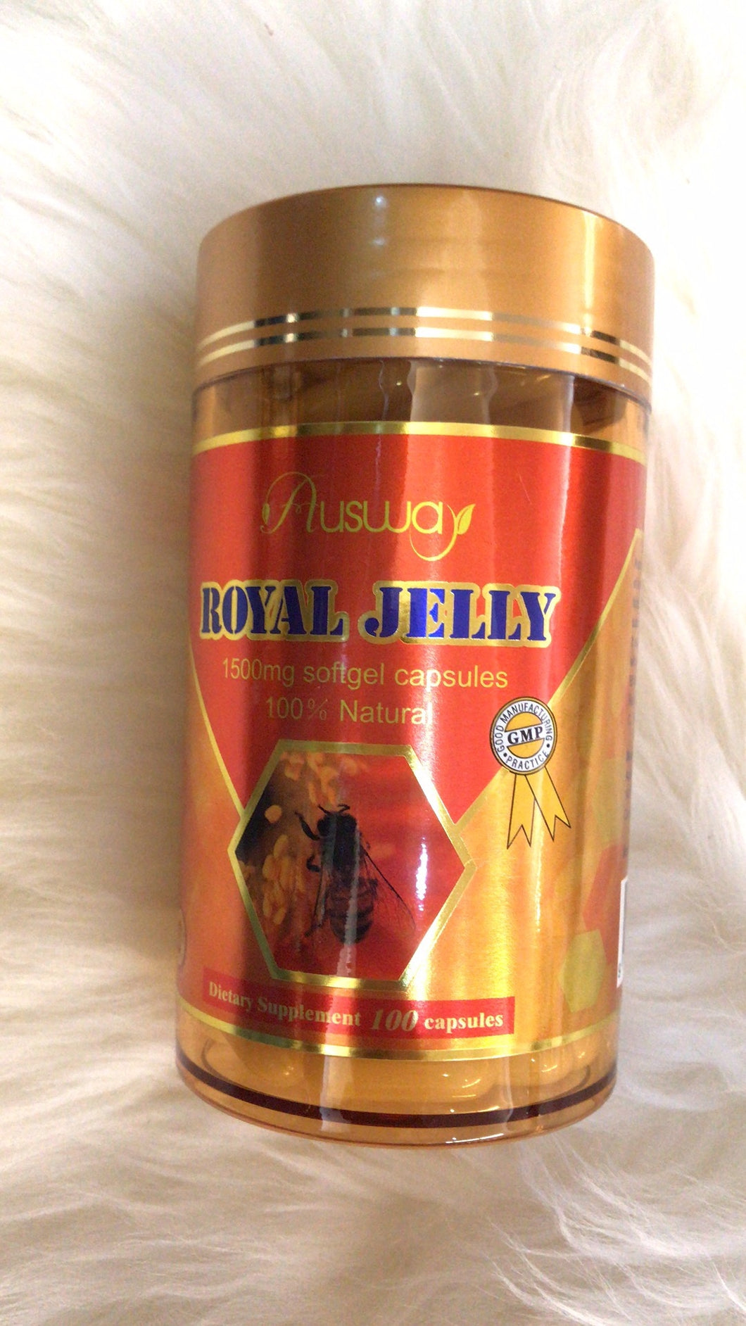 AW Royal Jelly 蜂皇浆1500mg (Gold) 100Capsules