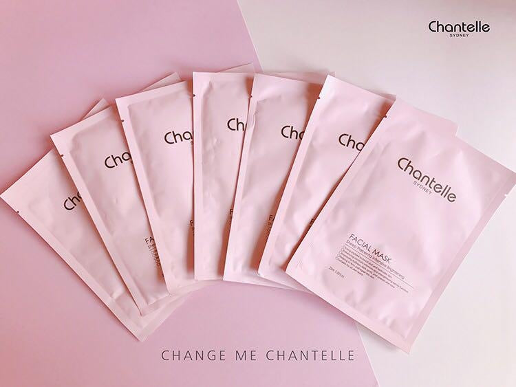 Chantelle香娜露儿羊胎素面膜 7片装25ml