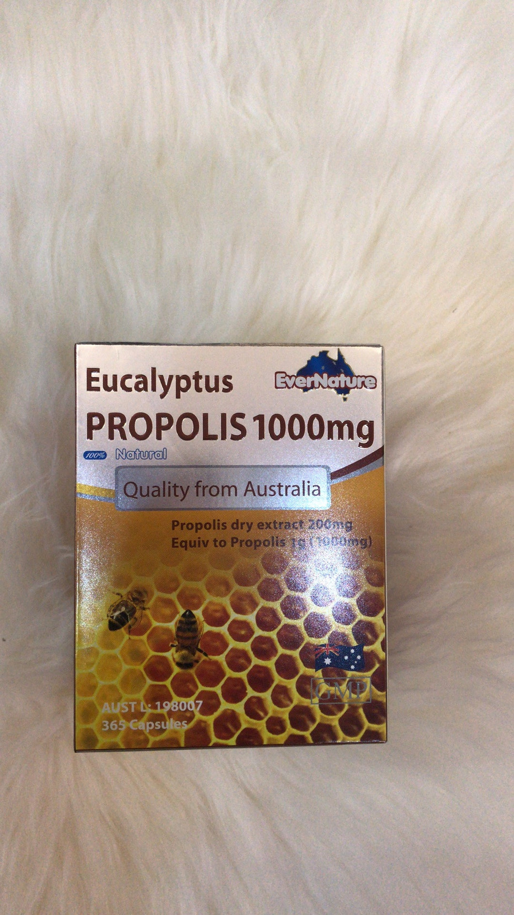 Ever Nature propolis  1000mg 蜂胶胶囊365粒