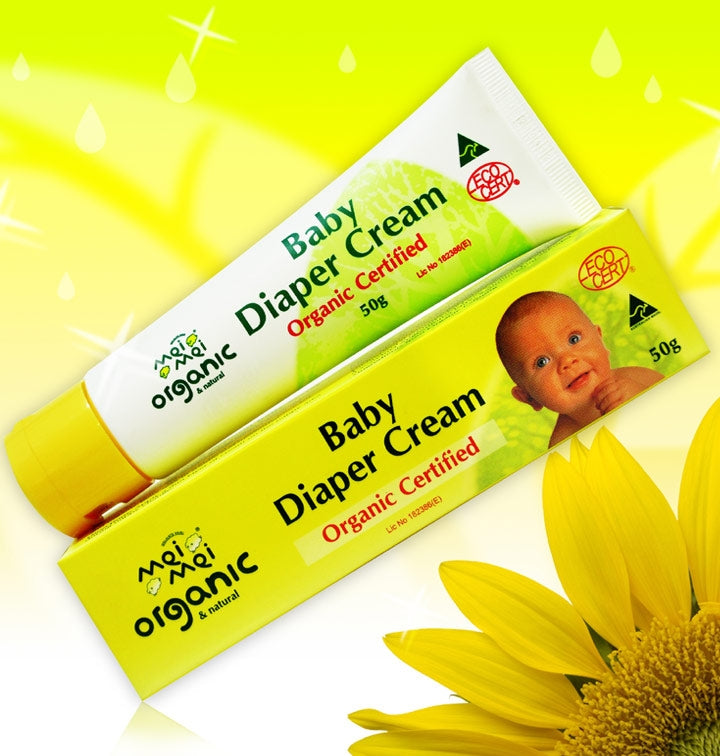 Mei Mei EcoCert Org Diaper Cream 有机尿布霜50g*