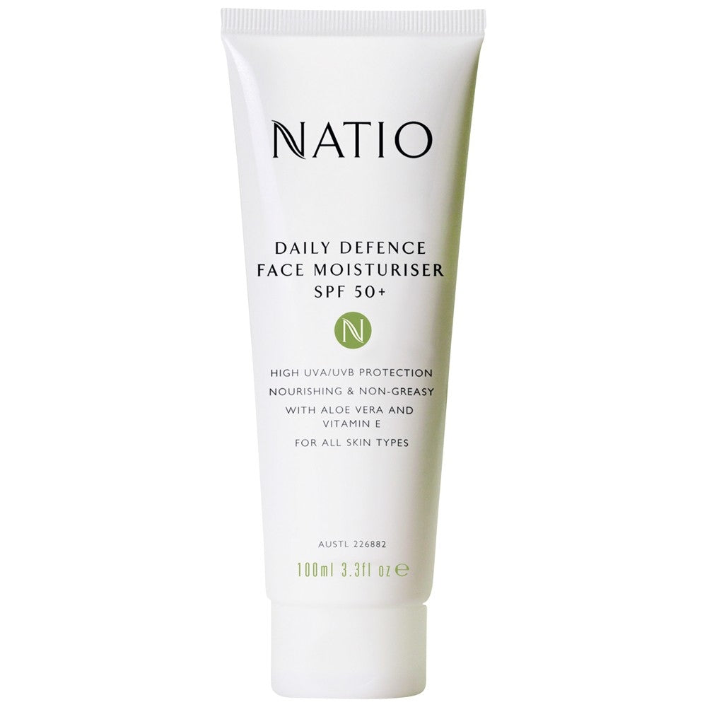 Natio Daily Defence Face Moisturiser 50+ 100ml日常防晒面部保湿霜